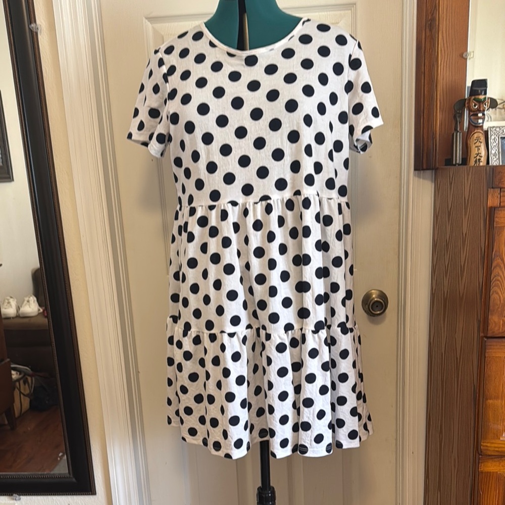 Pure Collection Black and White Casual Mini Dress